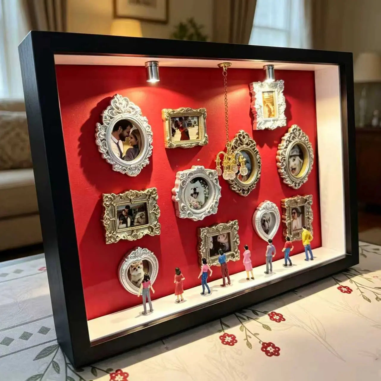 πΌοΈ Personalized DIY Mini Museum Shadow Box | 3D Photo Display Frame | π Heartfelt Gift for Family & Friends