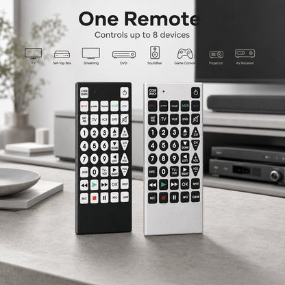 📺 Illuminated Key Universal TV Remote