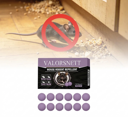 🐭 12-Pack Rodent Repellent Balls – Mouse & Rat Deterrent for Home, Garage & RV