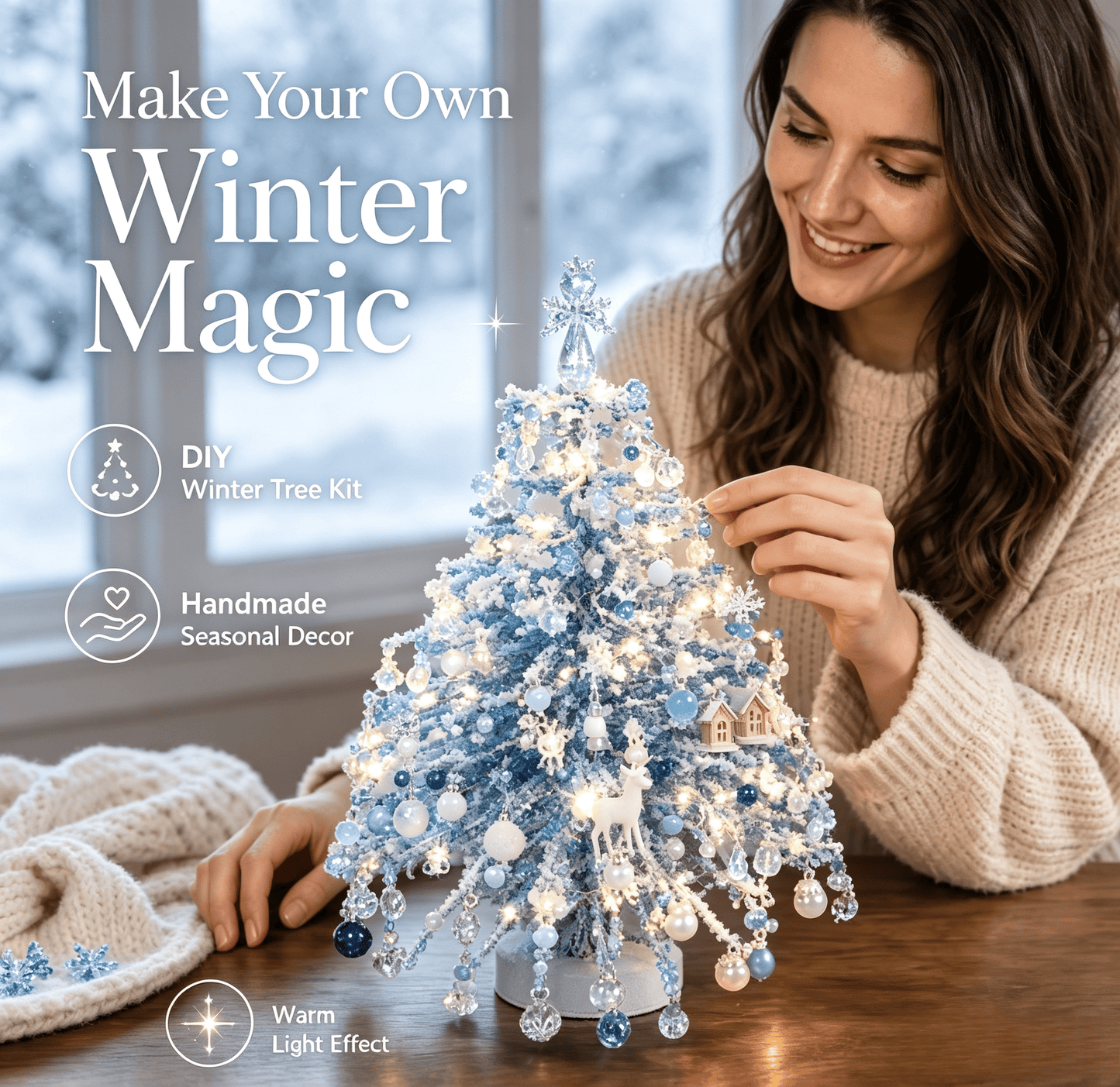 🎁 Unique Christmas Gift 2026 | DIY Beaded Christmas Tree Craft Kit for Creative Holiday Fun