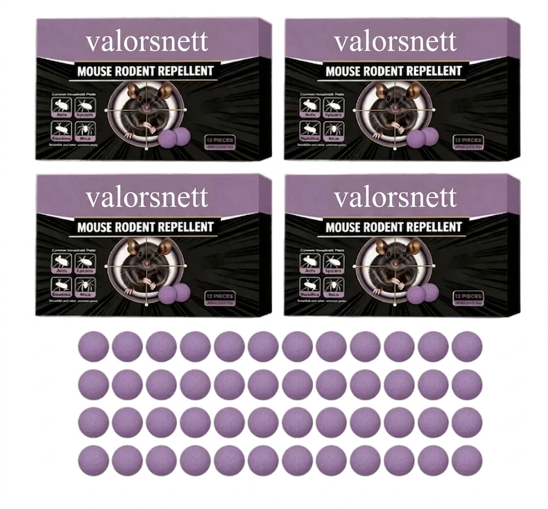 🐭 12-Pack Rodent Repellent Balls – Mouse & Rat Deterrent for Home, Garage & RV