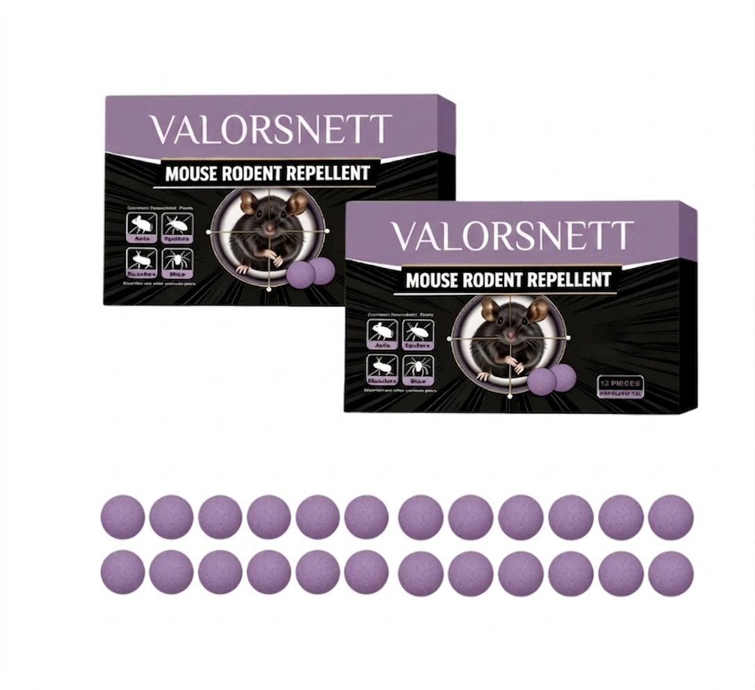 🐭 12-Pack Rodent Repellent Balls – Mouse & Rat Deterrent for Home, Garage & RV