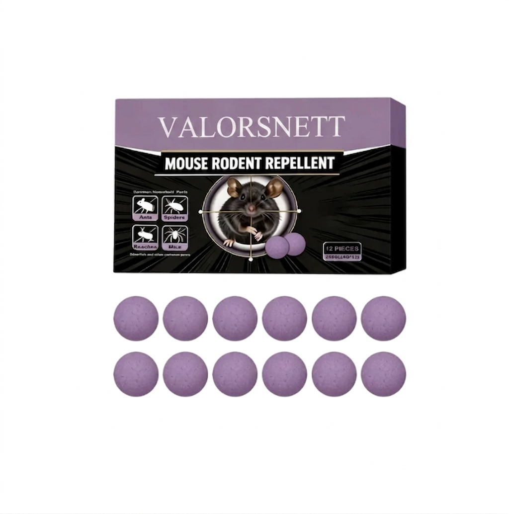 🐭 12-Pack Rodent Repellent Balls – Mouse & Rat Deterrent for Home, Garage & RV