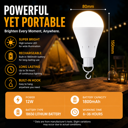 Rechargeable Emergency LED Light Bulbs
