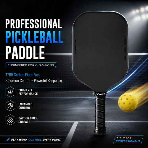 Pickleball Paddle for Professional,T700 Carbon Fiber|16mm |Dual USAPA/UPA Approved