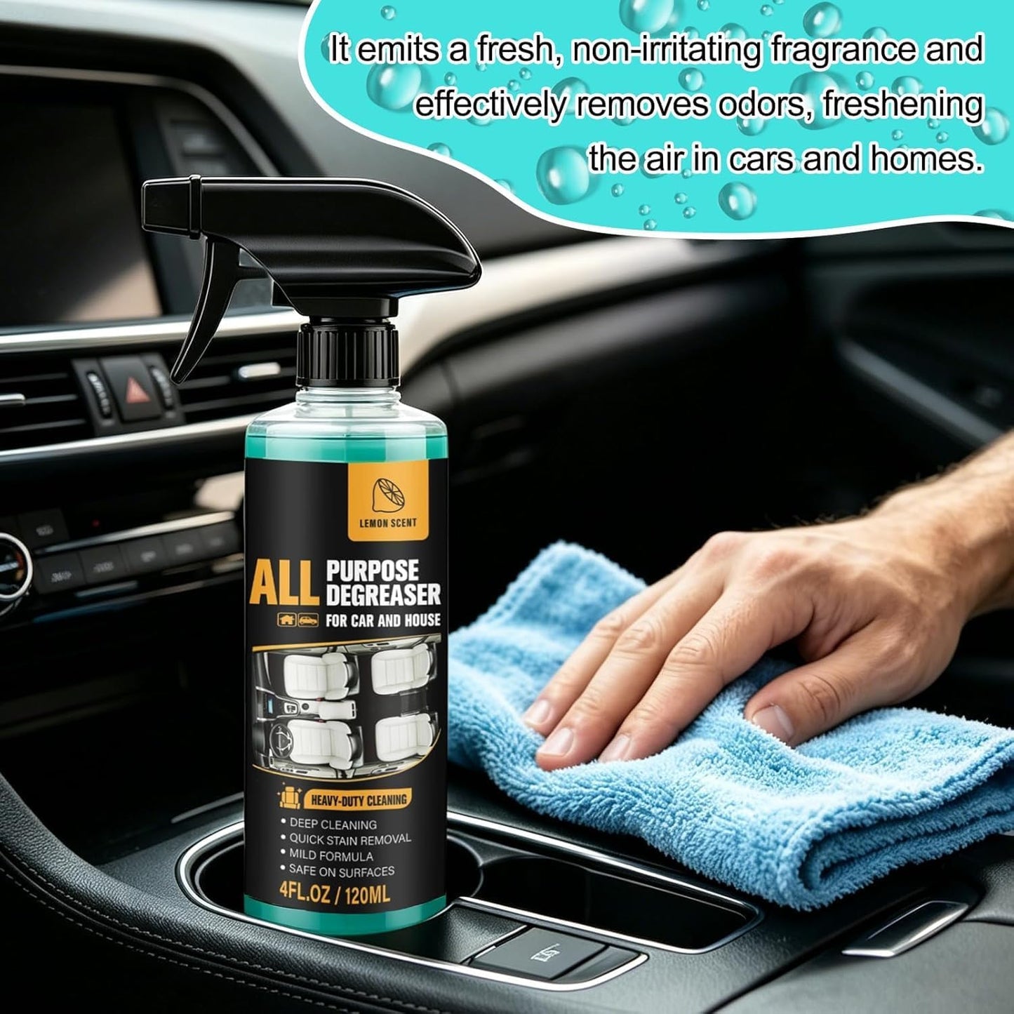 Multi-Purpose Cleaning Spray,4.2 fl oz/120 ml