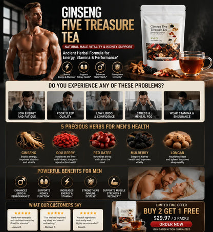 Kidney Tea Formula Ginseng Herbal Tea Bags