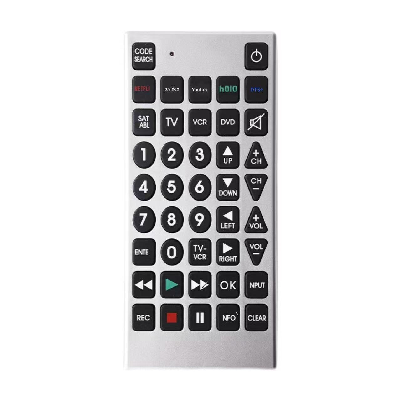 📺 Illuminated Key Universal TV Remote