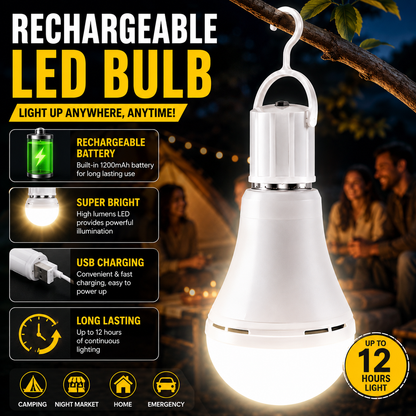 Rechargeable Emergency LED Light Bulbs